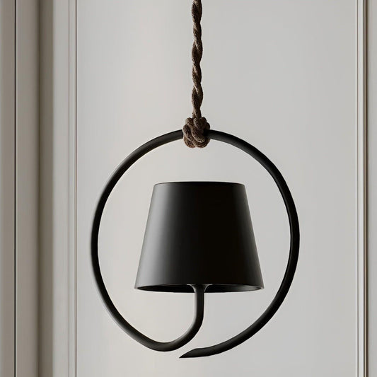 Hanglamp Draadloos Oplaadbaar LED Retro Metaal Zwart Wit Pendellamp Modern