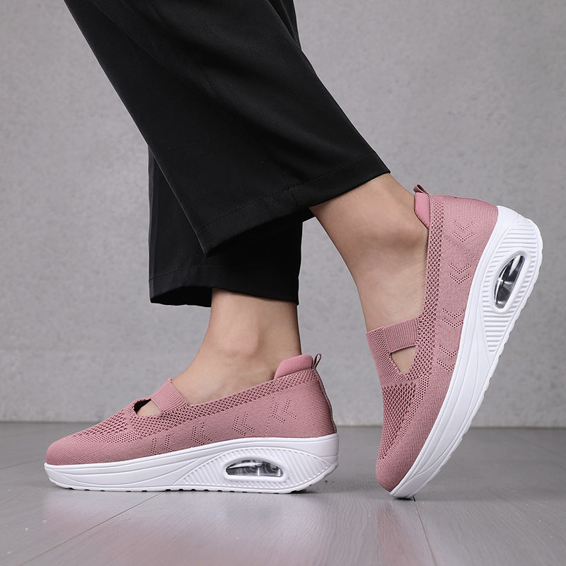 Dames Comfortabele Orthopedische Sneaker Wedgeballetjes