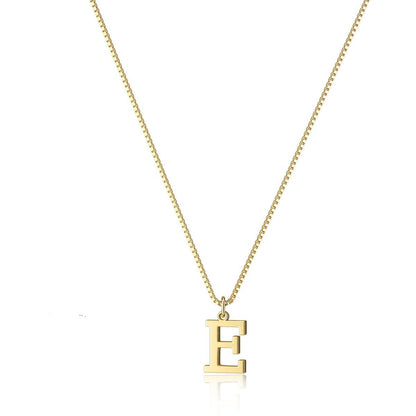 Gouden Ketting met Initialen voor Vrouw Persoonlijke Letter Sieraden