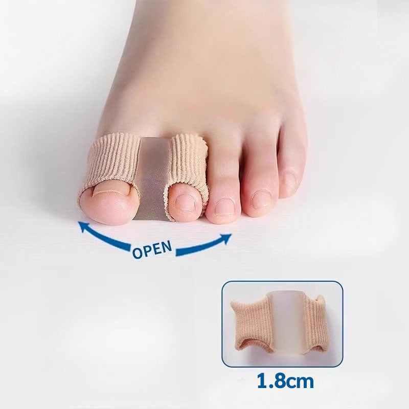 Teenscheider met Ballenbescherming – Zacht Gevoerd Siliconen Set voor Teencorrectie en Comfort
