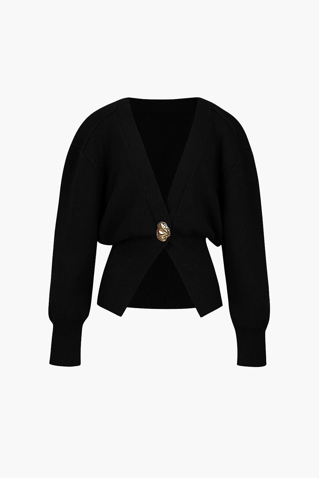 Dames Vest met Gouden Knopen Zacht en Elegante Stijl