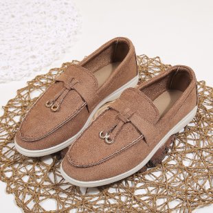 Dames Instappers Luxe Leer Comfortabele Schoenen