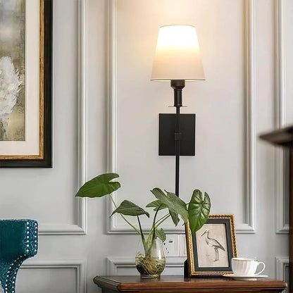 Wandlamp Draadloos Oplaadbaar Dimbaar Afstandsbediening Binnen Buiten IJzer Stof Warm Neutraal Wit Licht Goud Zwart Zilver Slaapkamer Woonkamer Tuin