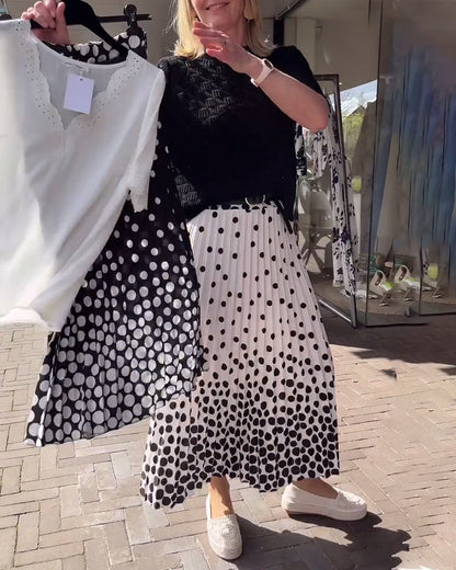 Elegante Rok met Plooi