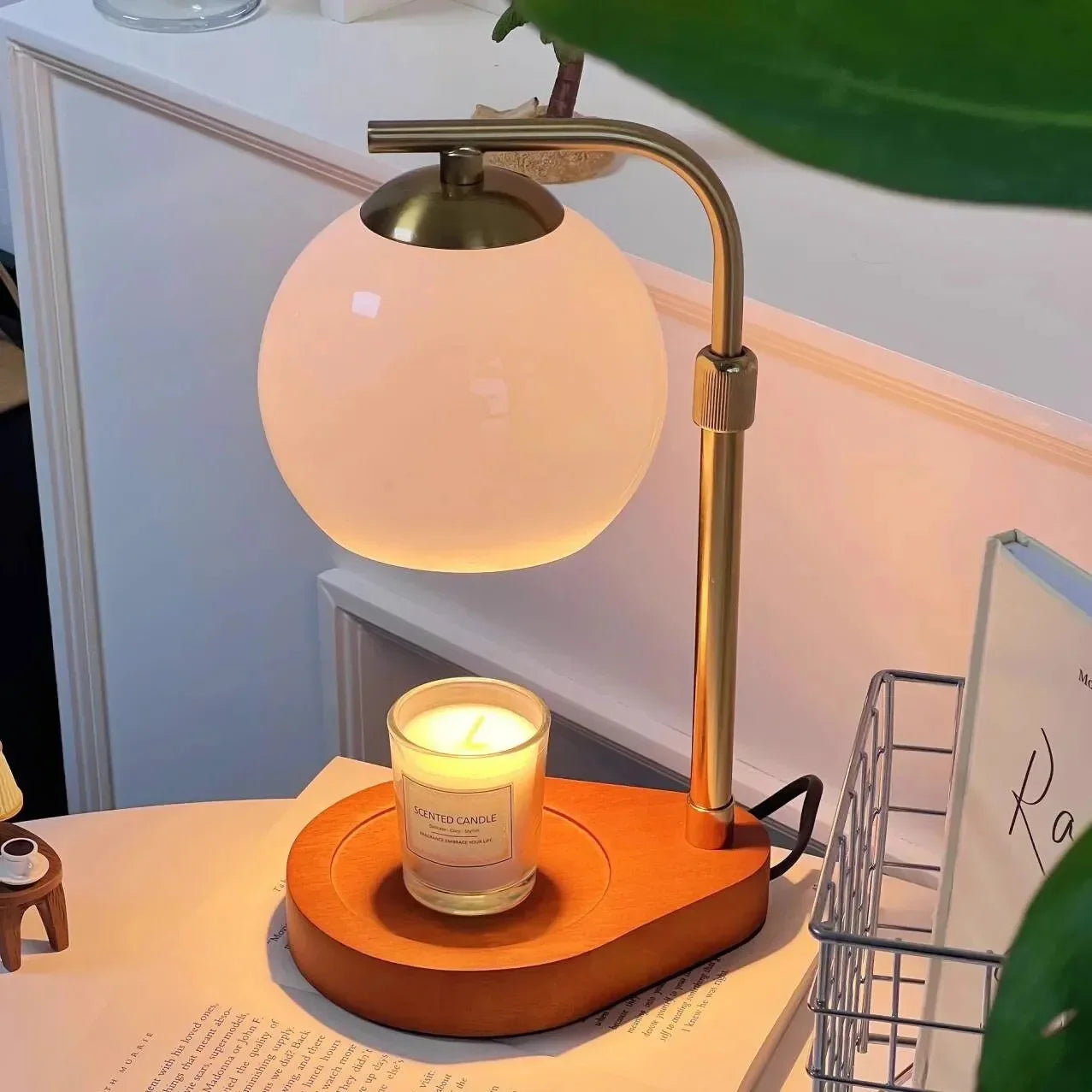 Kaarsverwarmer Lamp Tafellamp Zonder Vlam 33cm Modern Design