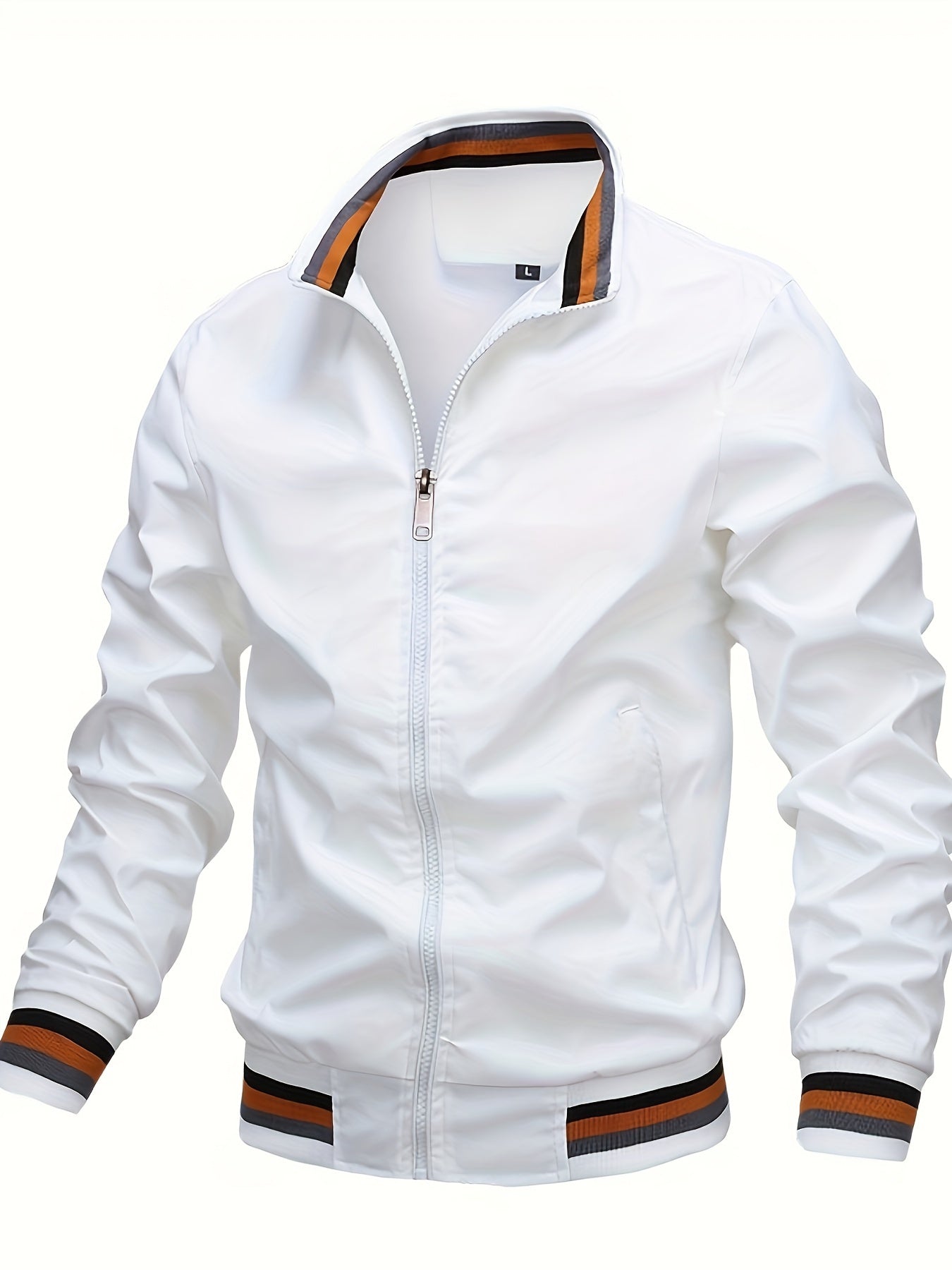 Herfst Winter Jas Polyester Effen Donkerblauw Casual