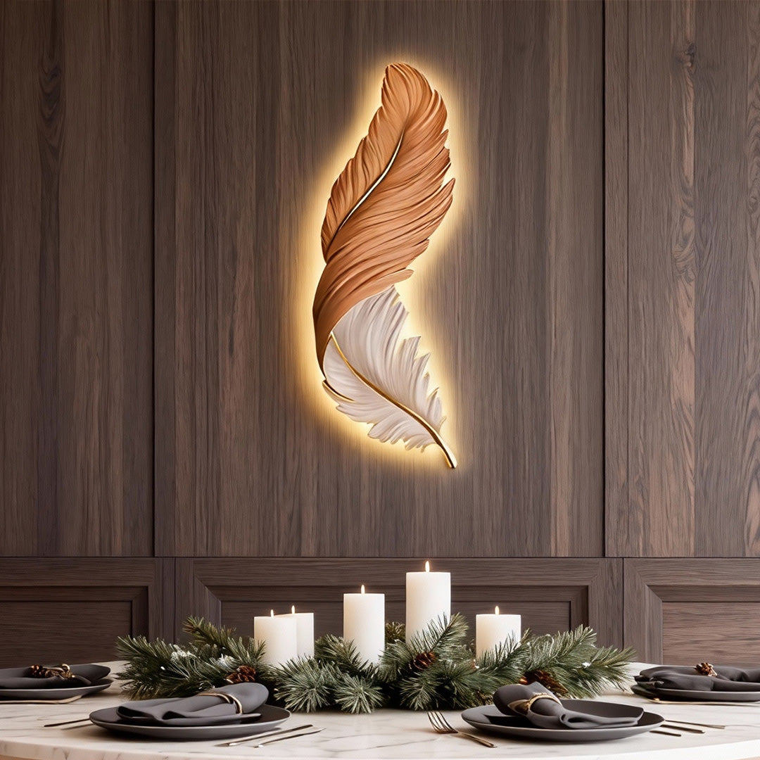 Wandlamp Veer LED Kunstpaneel USB Dimbaar 80cm 120cm