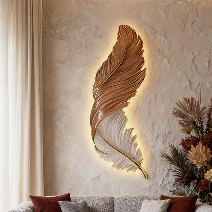 Wandlamp Veer LED Kunstpaneel USB Dimbaar 80cm 120cm
