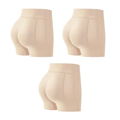 Corrigerende Shapewear Shorts met Push-Up Effect en Hoge Taille voor Bilvergroting