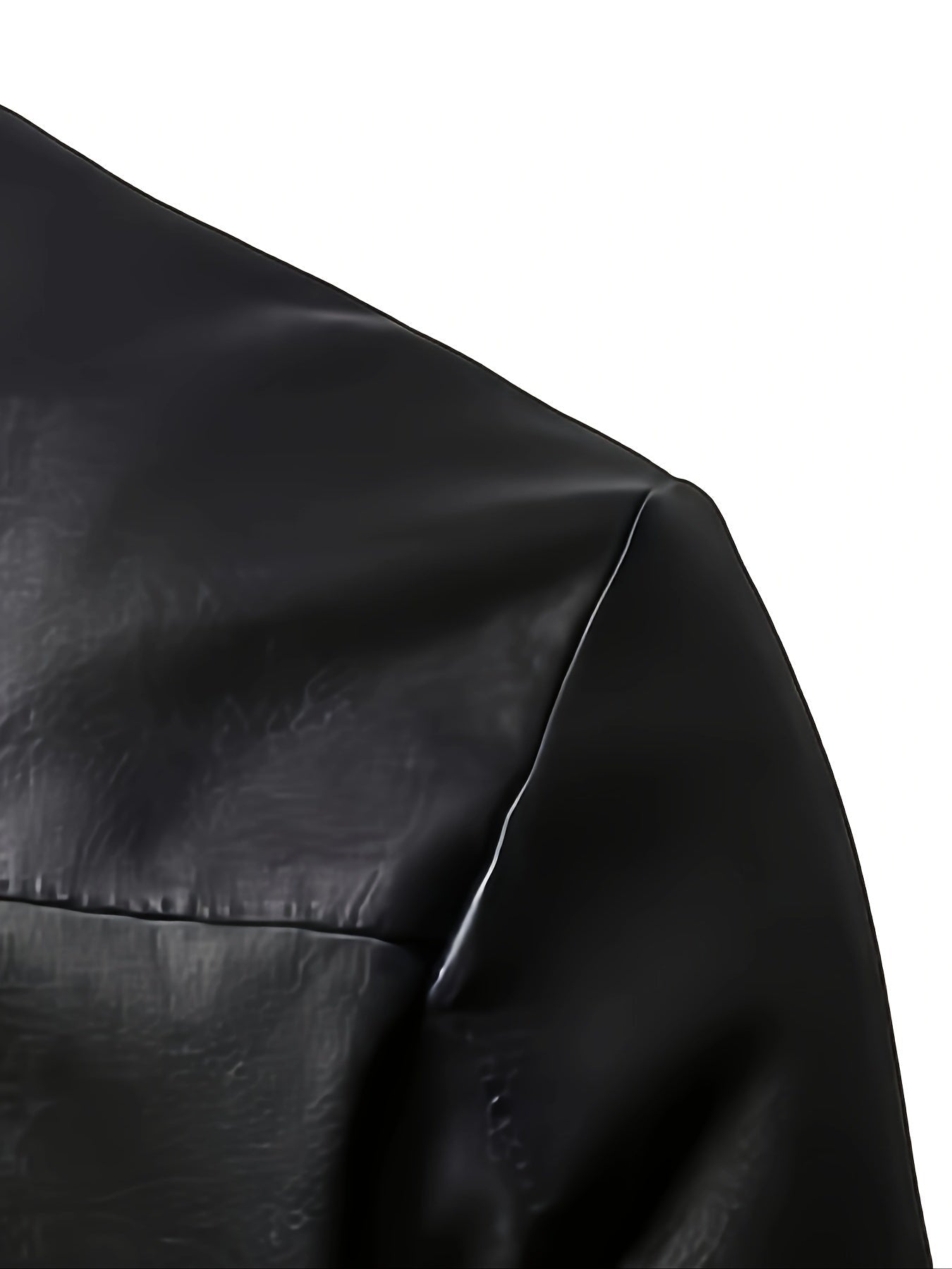 Leren Jas Elegant Zwarte Heren