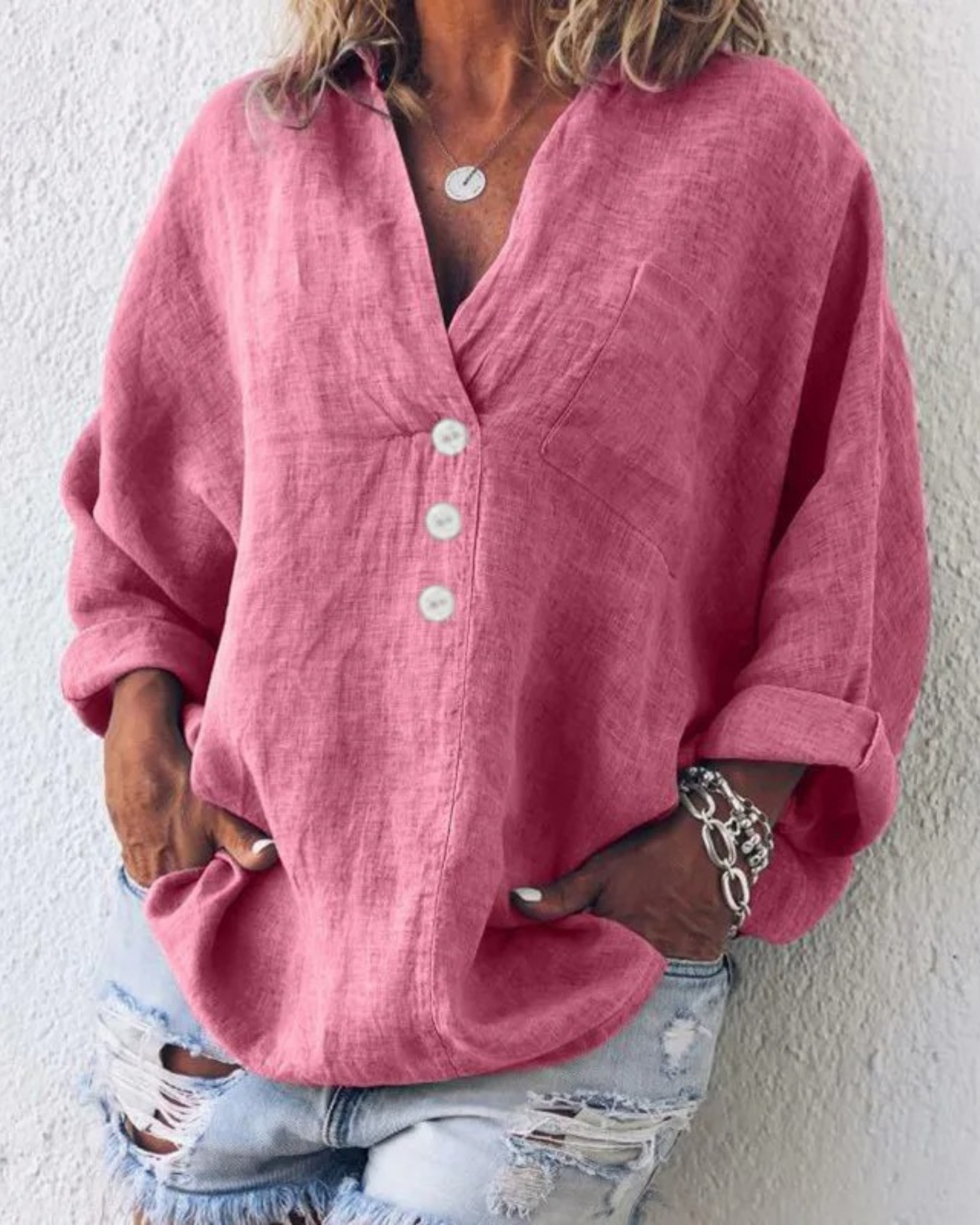 Vrouwelijke Zomerjurk Ibiza Stijl Blouse - StudioMarella