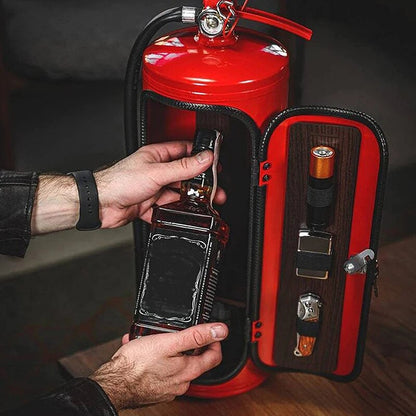 Flessendispenser Brandblusser Design voor Whisky Wijn Champagne Rood Zwart Huisbar Party Decoratie Cadeau