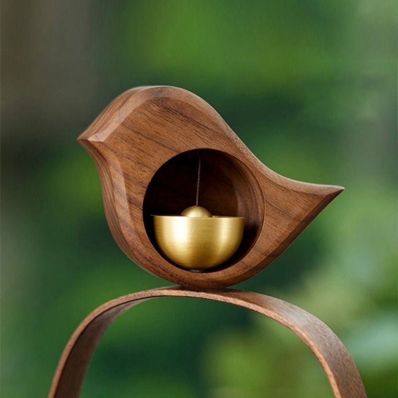 Houten Deurklokje met Rustgevende Klank – Decoratief Windgong-Ornament voor Deur of Muur