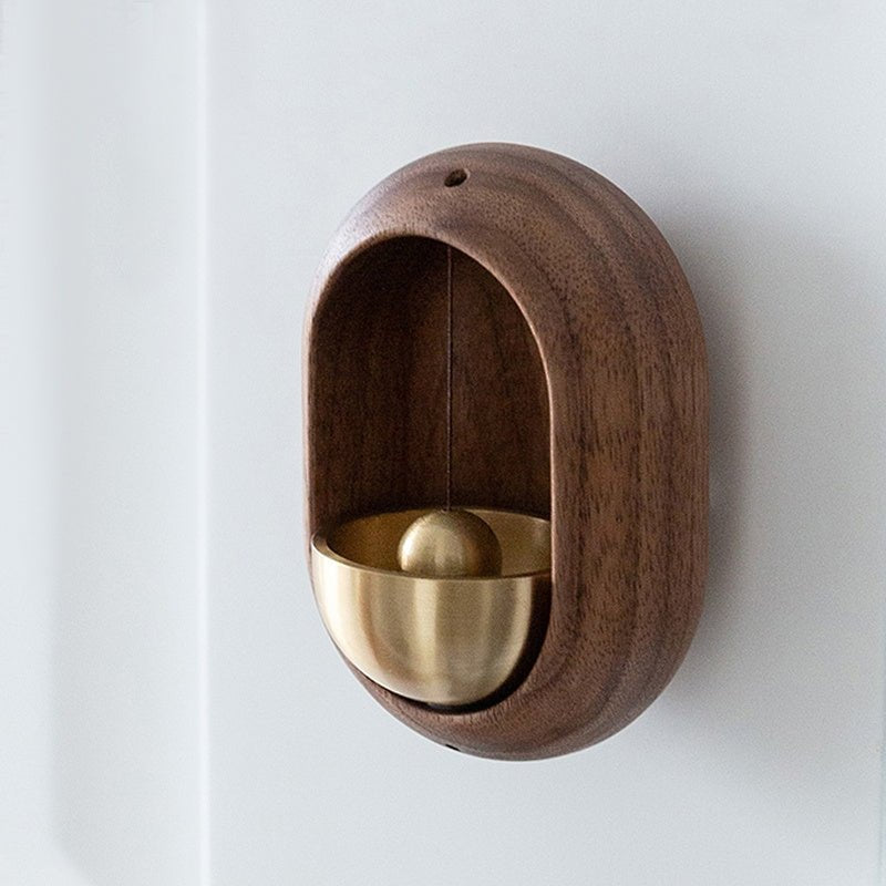 Houten Deurklokje met Rustgevende Klank – Decoratief Windgong-Ornament voor Deur of Muur