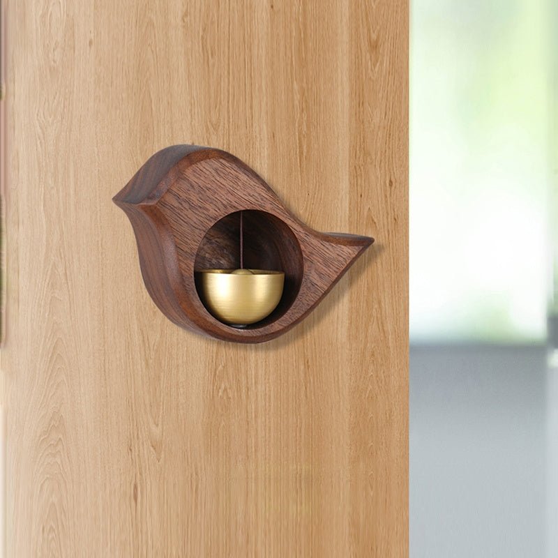 Houten Deurklokje met Rustgevende Klank – Decoratief Windgong-Ornament voor Deur of Muur