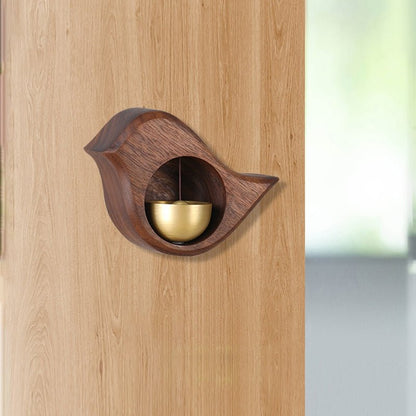 Houten Deurklokje met Rustgevende Klank – Decoratief Windgong-Ornament voor Deur of Muur