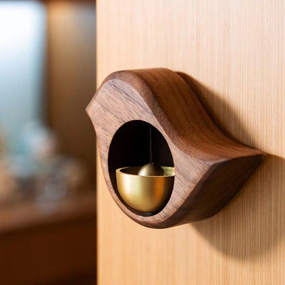 Houten Deurklokje met Rustgevende Klank – Decoratief Windgong-Ornament voor Deur of Muur
