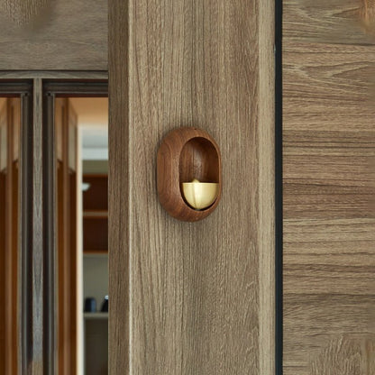 Houten Deurklokje met Rustgevende Klank – Decoratief Windgong-Ornament voor Deur of Muur