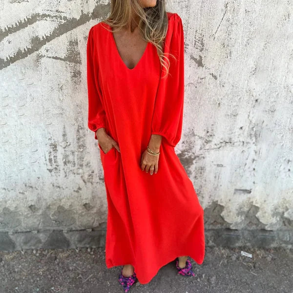 Lange Jurk Ariana Comfortabel Zomerjurk - StudioMarella