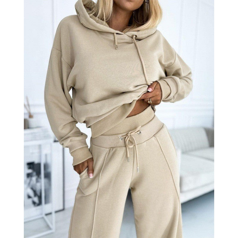 Dames Sportset Joggingbroek en Capuchontrui Zacht en Comfortabel