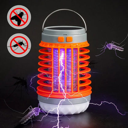 UV-Lamp tegen Muggen en Insecten | Oplaadbaar | Zonne-Energie | Draagbaar