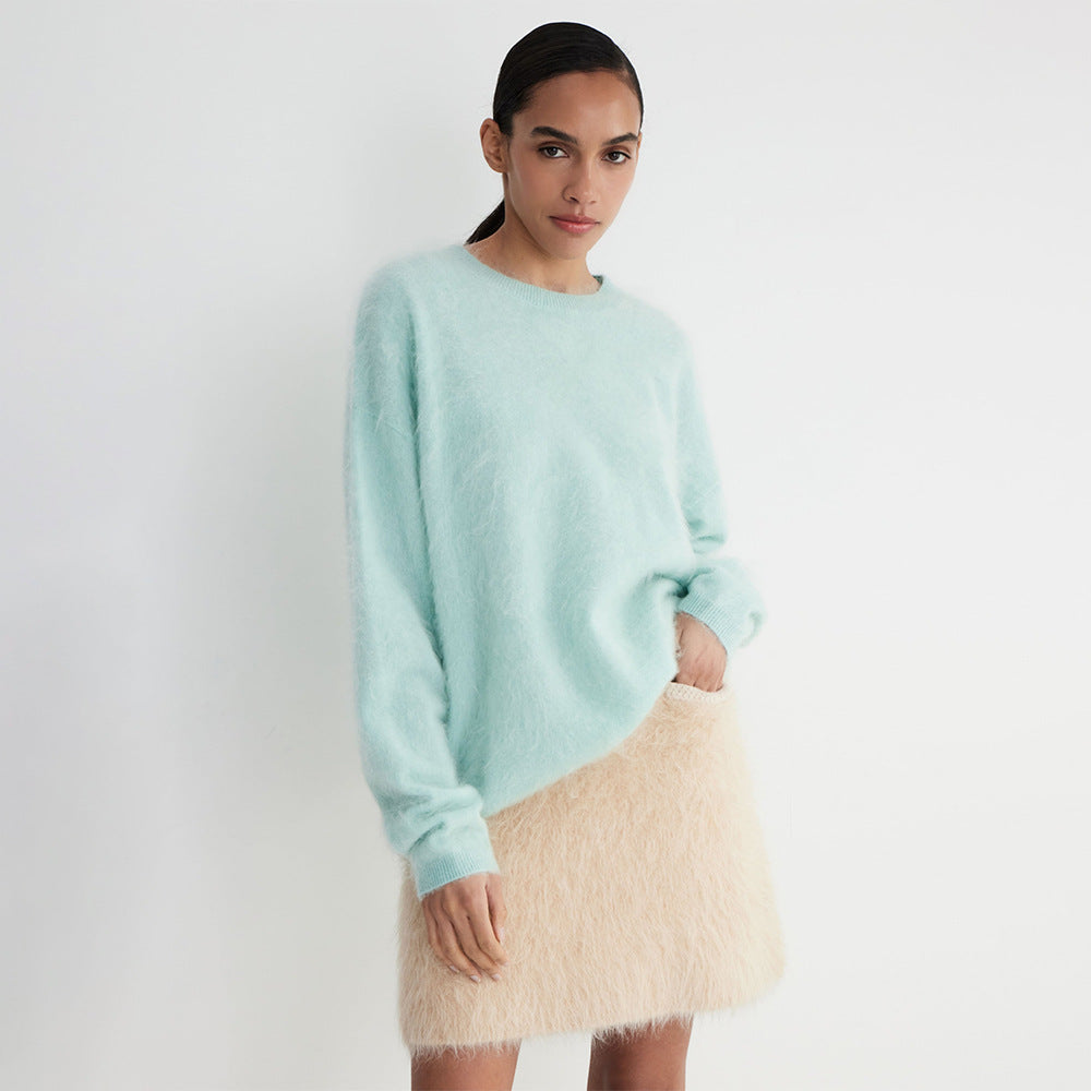 Dames Trui Zacht Gebreid Pastelkleuren Trendy