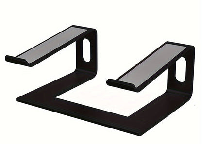 Aluminium laptopstandaard met ergonomisch ontwerp en ventilatie voor bureau en thuiswerken