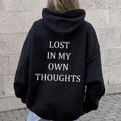 Dames Hoodie Statement Tekst Stijlvolle Look - StudioMarella
