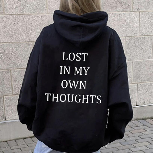 Dames Hoodie Statement Tekst Stijlvolle Look - StudioMarella