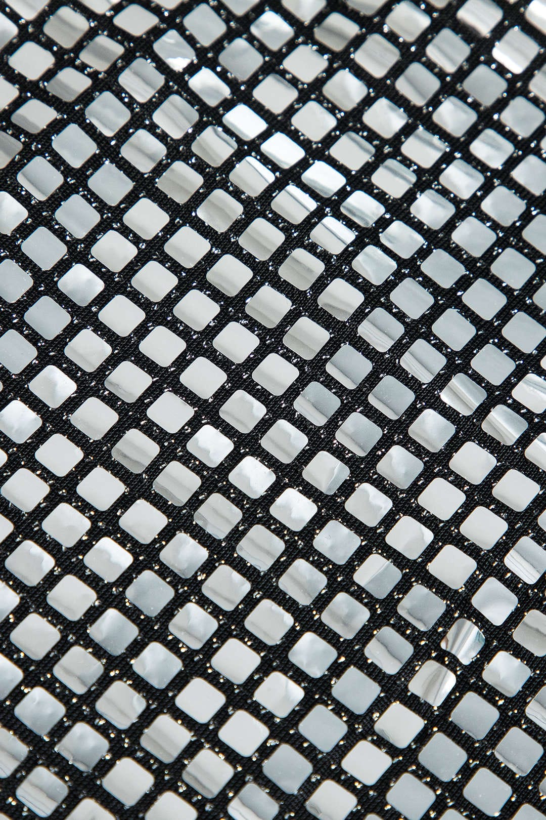Korte Feestjurk Glitter Net-Design Glamoureus