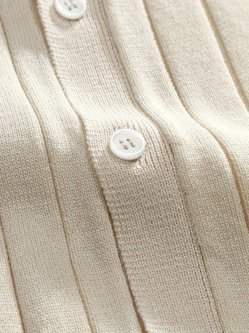 Korte Mouwen Shirt Gebreid Zomer Stijlvol