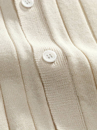 Korte Mouwen Shirt Gebreid Zomer Stijlvol