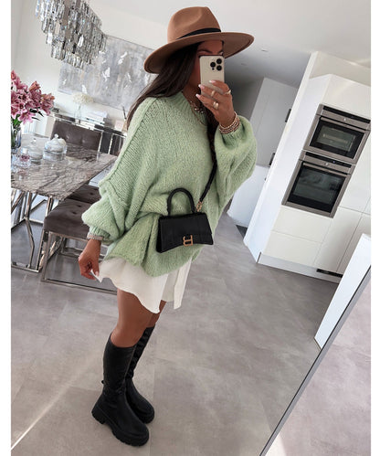 Dames Trui Gebreid Losse Pasvorm Relaxte Stijl