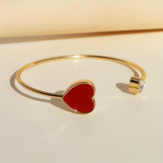 Rode Armband Hartvormig Sieraden voor Vrouw - StudioMarella