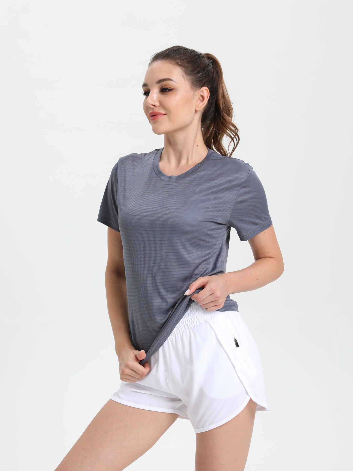 Dames Sportshirt Lichtgewicht Sneldrogend Sportief - StudioMarella