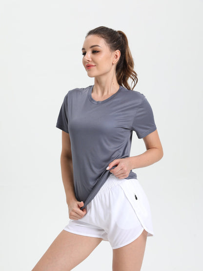 Dames Sportshirt Lichtgewicht Sneldrogend Sportief - StudioMarella