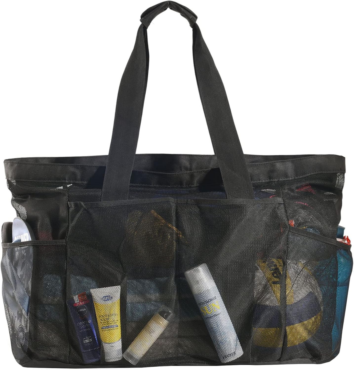 Grote Strandtas met Rits – Zandvrij Mesh Design voor Stranddagen