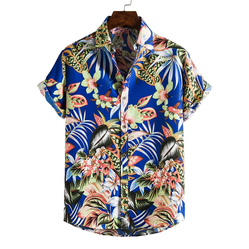 Herenhemden Korte Mouw Zomerse Stijl - StudioMarella