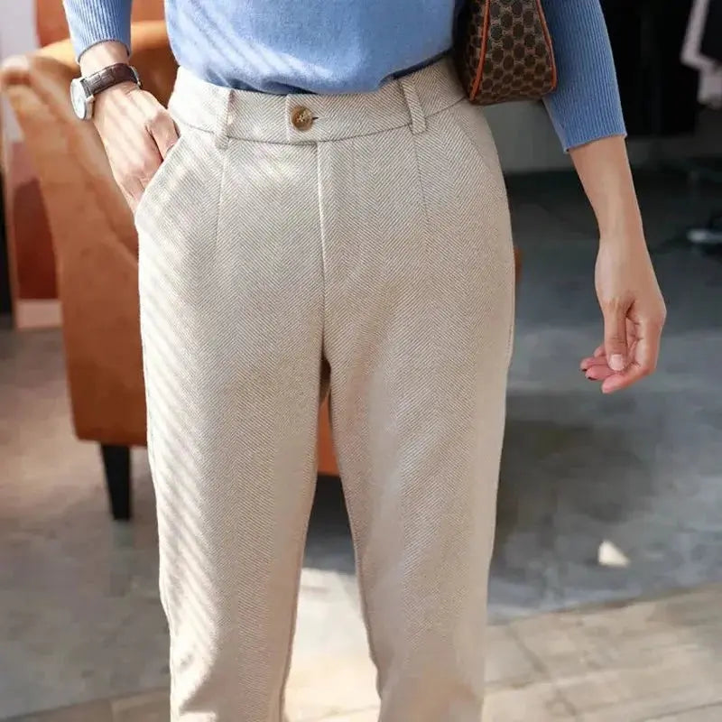 Dames Broek Zacht van Wolmix Comfortabele Fit