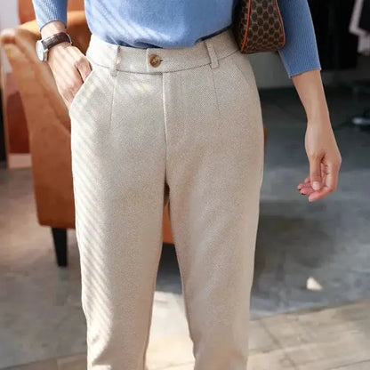 Dames Broek Zacht van Wolmix Comfortabele Fit