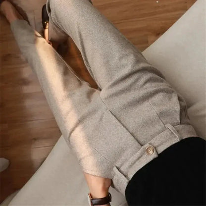 Dames Broek Zacht van Wolmix Comfortabele Fit