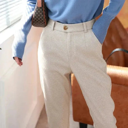 Dames Broek Zacht van Wolmix Comfortabele Fit - StudioMarella