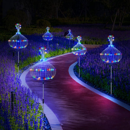 Zonnevuurwerk Tuinlamp 120 LED | Waterdicht IP65 | 8 Verlichtingsmodi