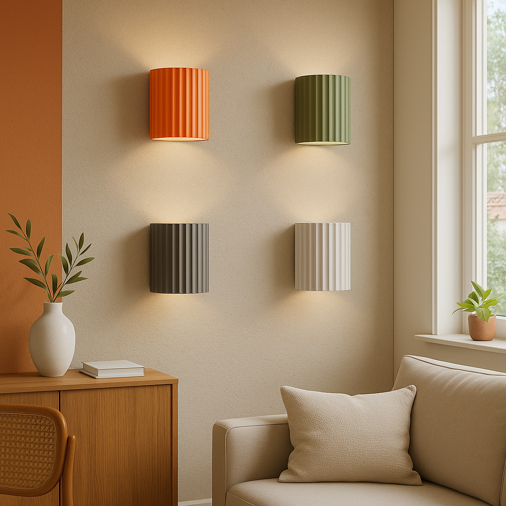 Macaron Wandlamp Hars LED Ø33cm Kleurrijk Interieur Wandverlichting Sfeerlamp Design Lamp Modern