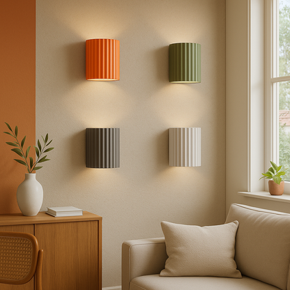 Macaron Wandlamp Hars LED Ø33cm Kleurrijk Interieur Wandverlichting Sfeerlamp Design Lamp Modern