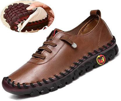 Comfortabele Platte Dames Loafer met Voetboogsteun en Orthopedische Zool
