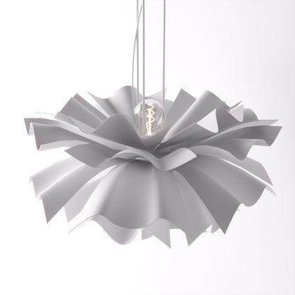 Sculpturale Bloemvormige LED Kroonluchter Met Zachte Lichtverdeling