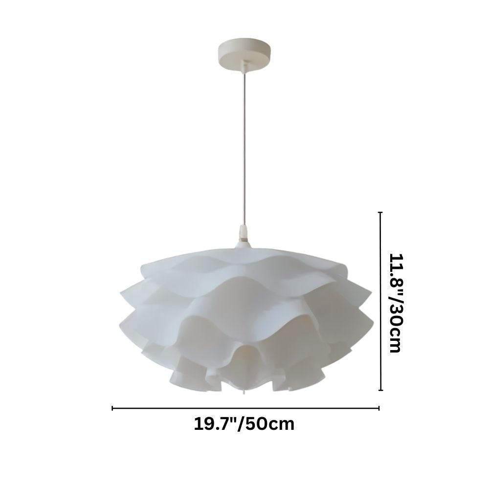 Sculpturale Bloemvormige LED Kroonluchter Met Zachte Lichtverdeling