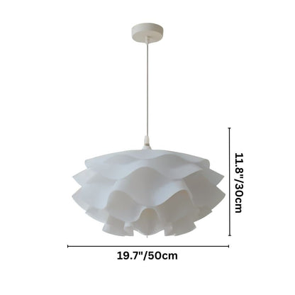 Sculpturale Bloemvormige LED Kroonluchter Met Zachte Lichtverdeling