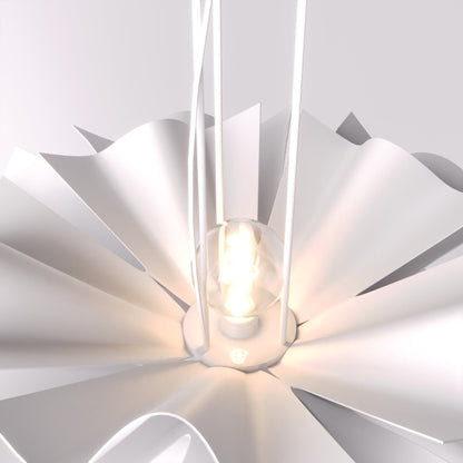 Sculpturale Bloemvormige LED Kroonluchter Met Zachte Lichtverdeling